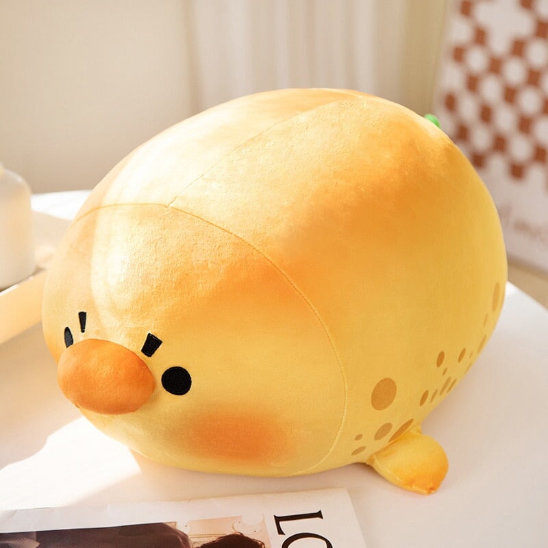 Sandy the Mango Seal Plushie-Enchanted peach