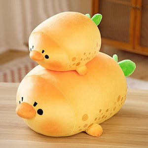 Sandy the Mango Seal Plushie-Enchanted peach