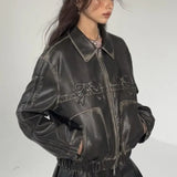 Babydoll Pleather Moto Jacket