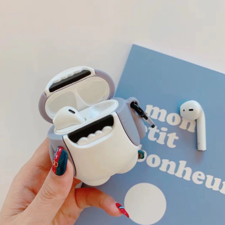 Shark Airpods Case (1&2&Pro)-Enchanted peach