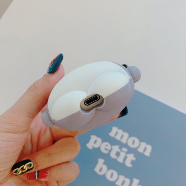 Shark Airpods Case (1&2&Pro)-Enchanted peach