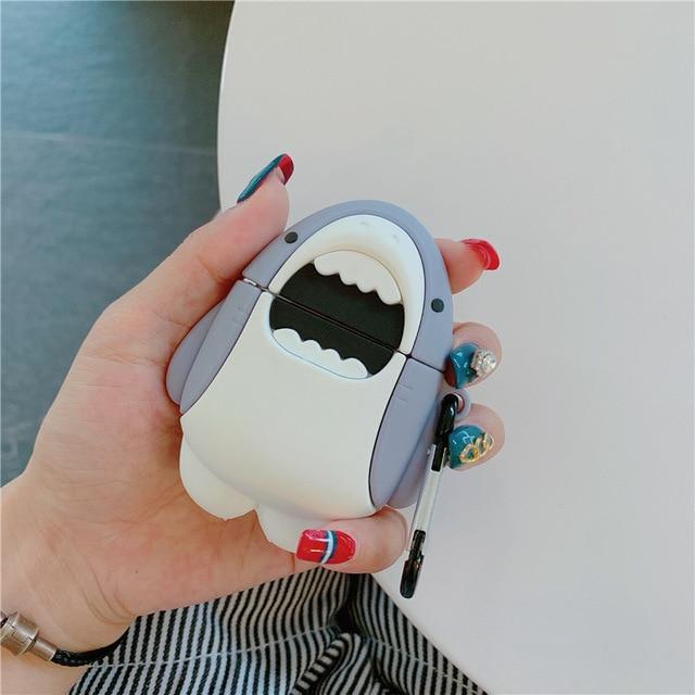 Shark Airpods Case (1&2&Pro)-Enchanted peach