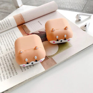 Shiba Inu Airpods Case (1&2&Pro)-Enchanted peach