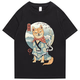 Shiba Inu in Kimono Tee-Enchanted peach