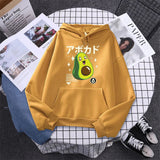 Shikako the Happy Avocado Hoodie-Enchanted peach