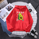 Shikako the Happy Avocado Hoodie-Enchanted peach