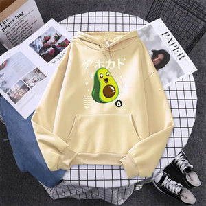 Shikako the Happy Avocado Hoodie-Enchanted peach