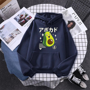 Shikako the Happy Avocado Hoodie-Enchanted peach