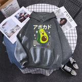 Shikako the Happy Avocado Hoodie-Enchanted peach