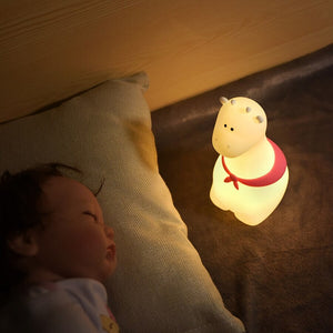 Sitting Cute Giraffe LED Night Light-Enchanted peach