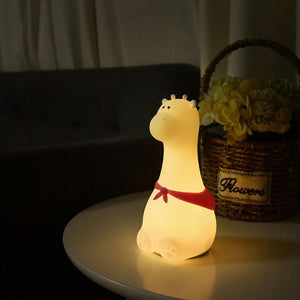 Sitting Cute Giraffe LED Night Light-Enchanted peach