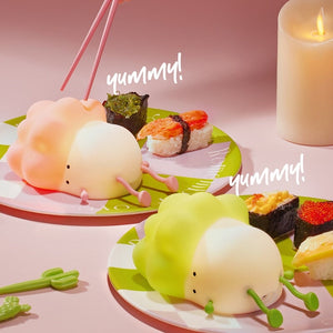 Sleeping Broccoli LED Night Light-Enchanted peach