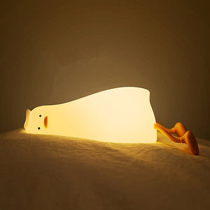 Sleeping Duck LED Night Light-Enchanted peach