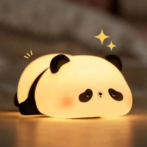 Sleepy Sheep Bunny Panda LED Night Light Collection-Enchanted peach