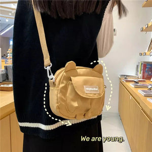 Small Bear Crossbody Bag Collection-Enchanted peach