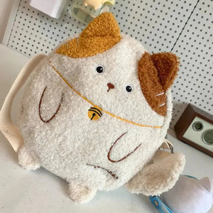 Small Kawaii Cat Shoulder Bag Collection-Enchanted peach