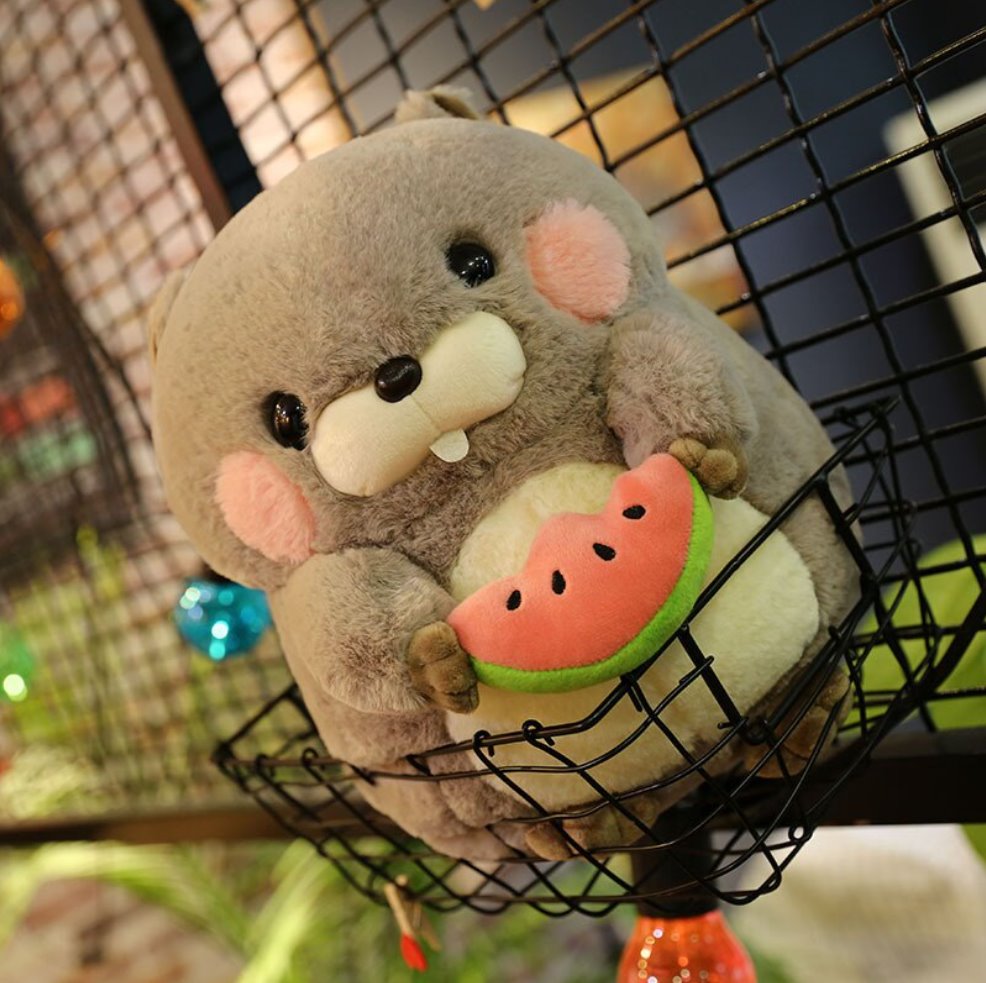 Snacking Beaver Plushies | LIMITED STOCK-Enchanted peach