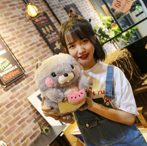 Snacking Beaver Plushies | LIMITED STOCK-Enchanted peach