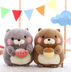 Snacking Beaver Plushies | LIMITED STOCK-Enchanted peach