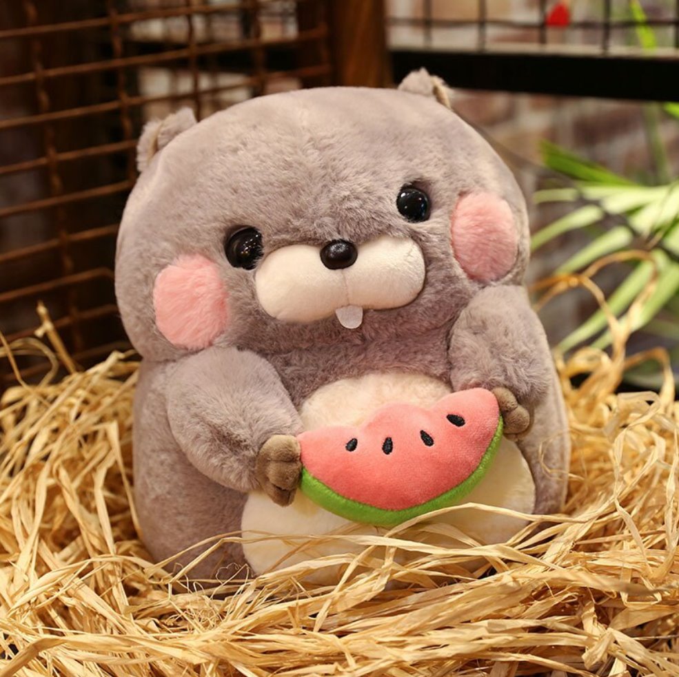 Snacking Beaver Plushies | LIMITED STOCK-Enchanted peach