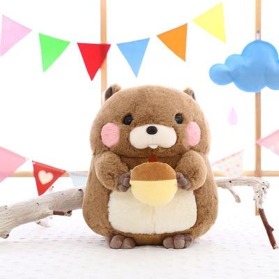 Snacking Beaver Plushies | LIMITED STOCK-Enchanted peach