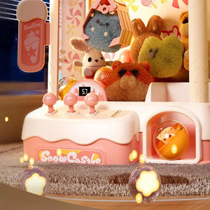 Snow Castle Ice Cream Mini Claw Machine-Enchanted peach