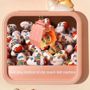 Snow Castle Ice Cream Mini Claw Machine-Enchanted peach