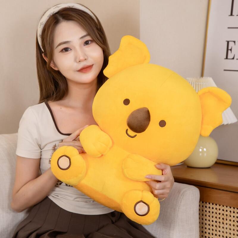 Soft Golden Koala Biscuit Plush-Enchanted peach