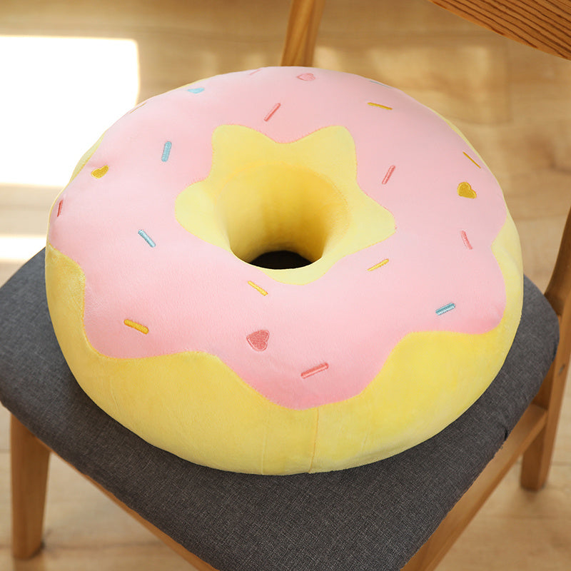 Soft Pastel Donut Cushion Plushies Collection-Enchanted peach