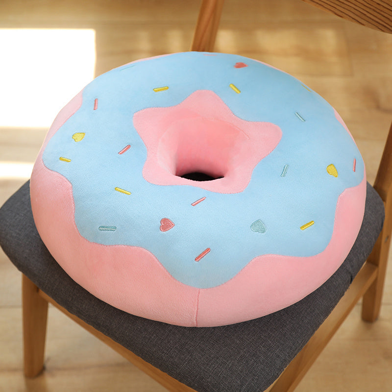 Soft Pastel Donut Cushion Plushies Collection-Enchanted peach