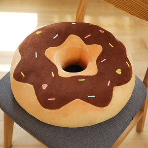 Soft Pastel Donut Cushion Plushies Collection-Enchanted peach