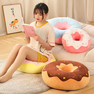 Soft Pastel Donut Cushion Plushies Collection-Enchanted peach