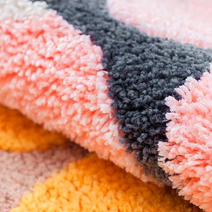 Soft Paw Bathroom Mat-Enchanted peach