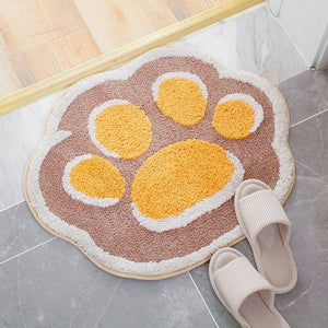 Soft Paw Bathroom Mat-Enchanted peach