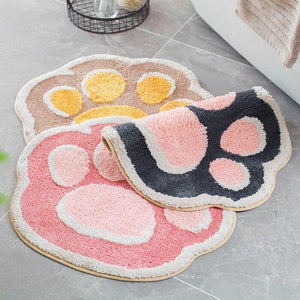 Soft Paw Bathroom Mat-Enchanted peach