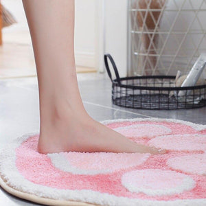 Soft Paw Bathroom Mat-Enchanted peach