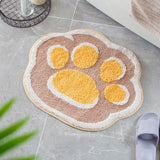 Soft Paw Bathroom Mat-Enchanted peach