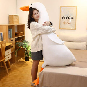 Sora the Adorable Swan Plushie-Enchanted peach