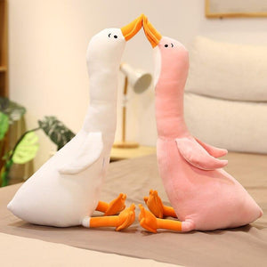 Sora the Adorable Swan Plushie-Enchanted peach