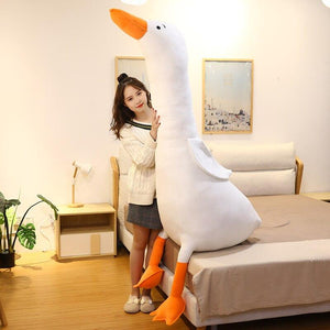 Sora the Adorable Swan Plushie-Enchanted peach