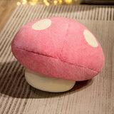 Spotted Cute Mushroom Plushies-Enchanted peach