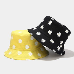 Spring Daisy Bucket Hat-Enchanted peach