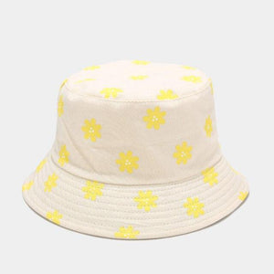 Spring Daisy Bucket Hat-Enchanted peach