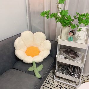 Spring Flower Pillow Seat-Enchanted peach