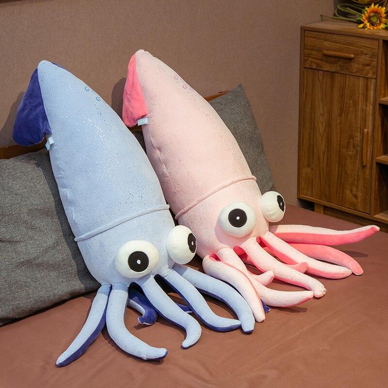 Squiddy & Diddly the Squid Plushies-Enchanted peach