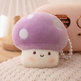 Squishy Mushroom Friends Plushie Keychains-Enchanted peach