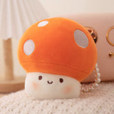 Squishy Mushroom Friends Plushie Keychains-Enchanted peach