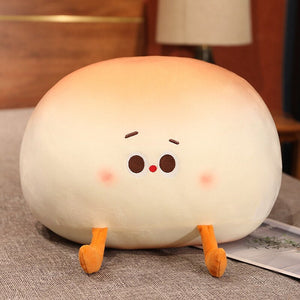 Steamed Round Stuffed Bao Bun Plushie-Enchanted peach