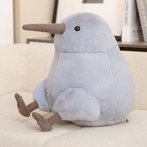 Sticks the Chunky Kiwi Bird Plushie-Enchanted peach