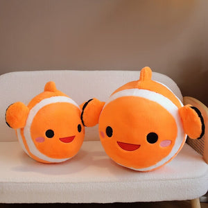 Stripes the Cute Clownfish Plush-Enchanted peach